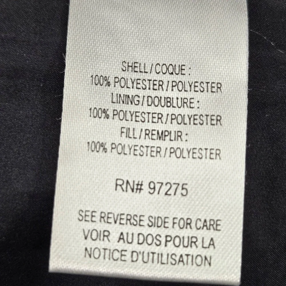 FOX Women Vest SMALL Gray Plaid Head Puffer Fur‎ Trim Embroidered Logo - Picture 4 of 10